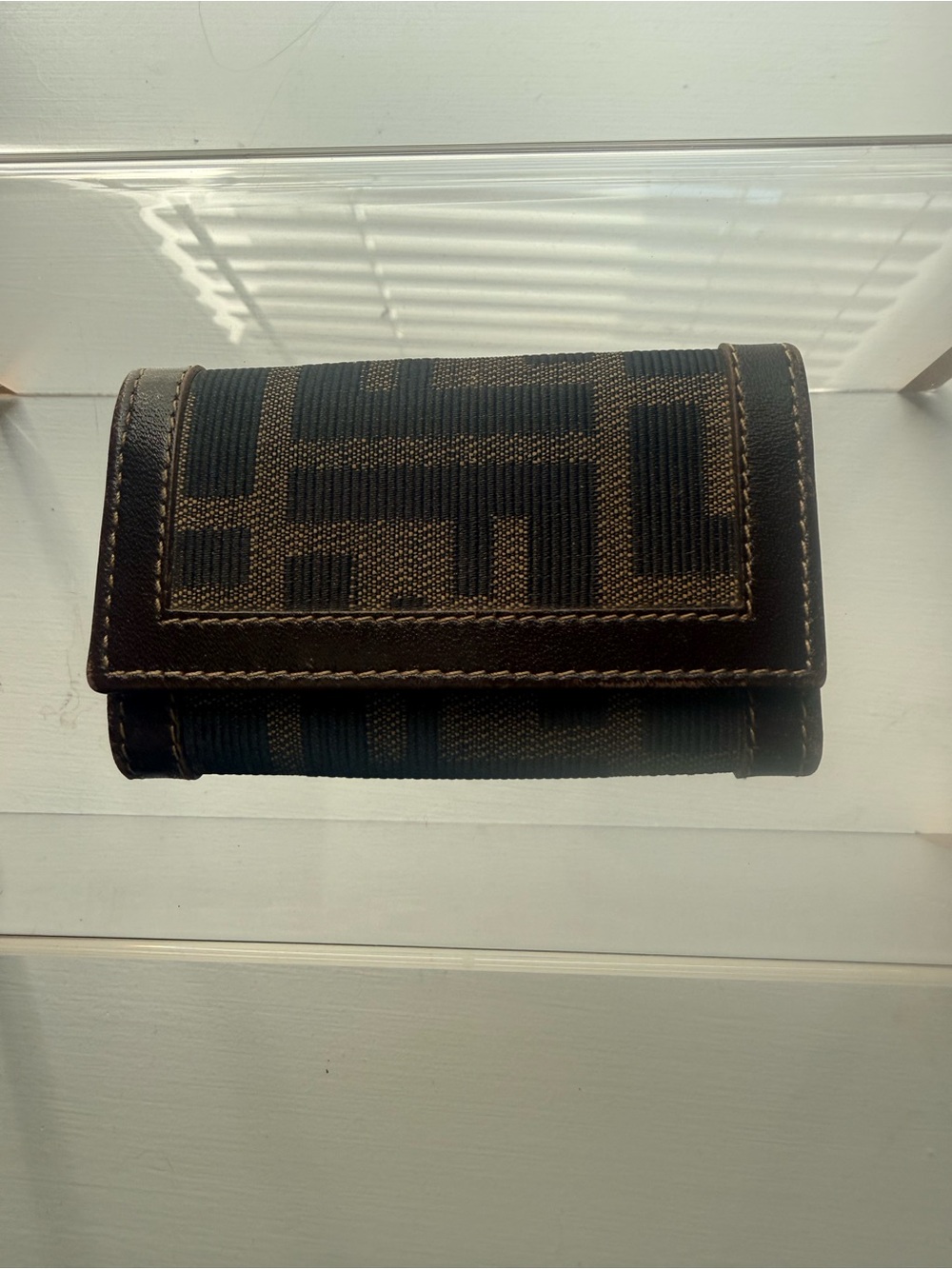 FENDI Vintage Zucca Monogram 6-Hook Key Case Wallet - PRISTINE/Excellent